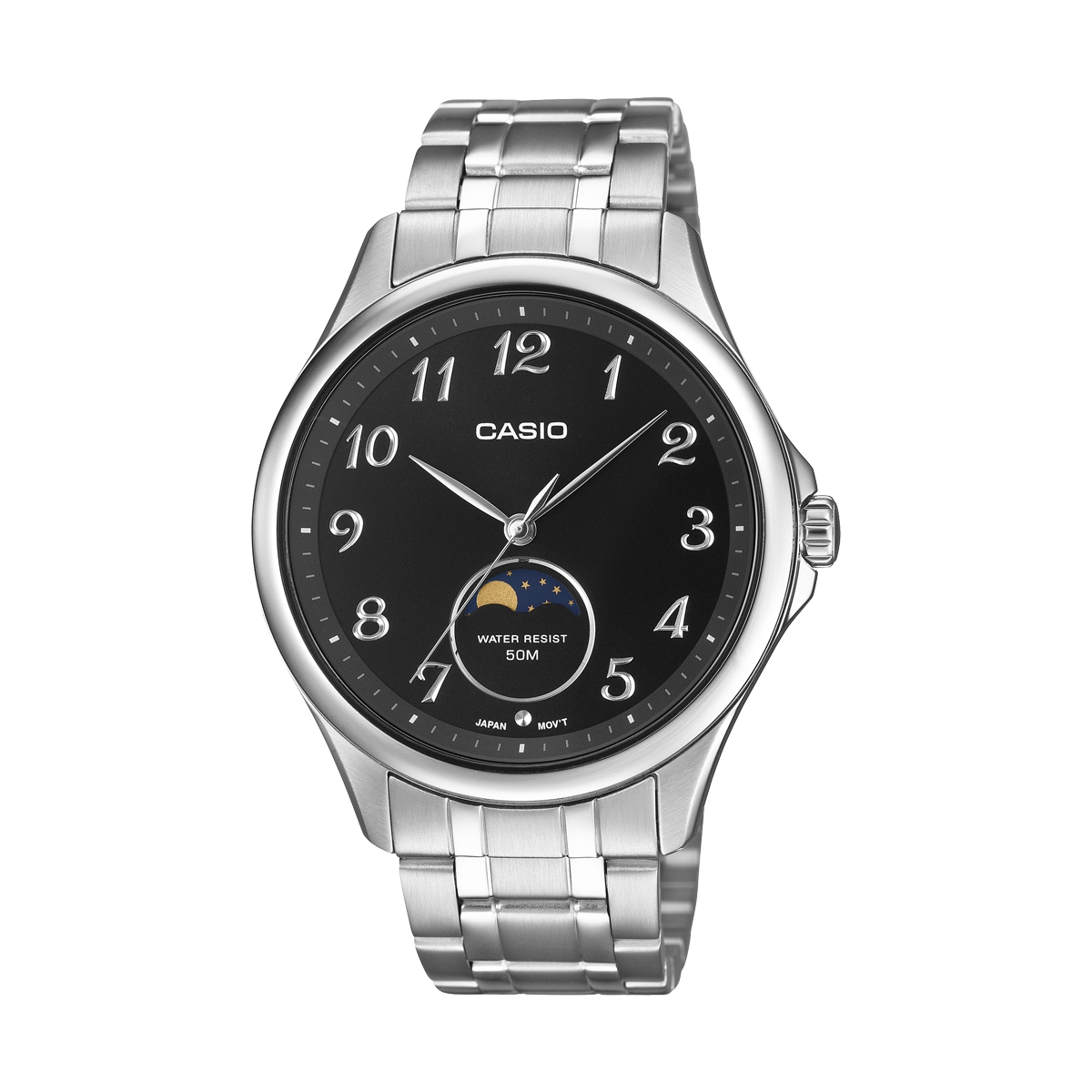 CASIO COLLECTION Mod. MOONPHASES - SILVER