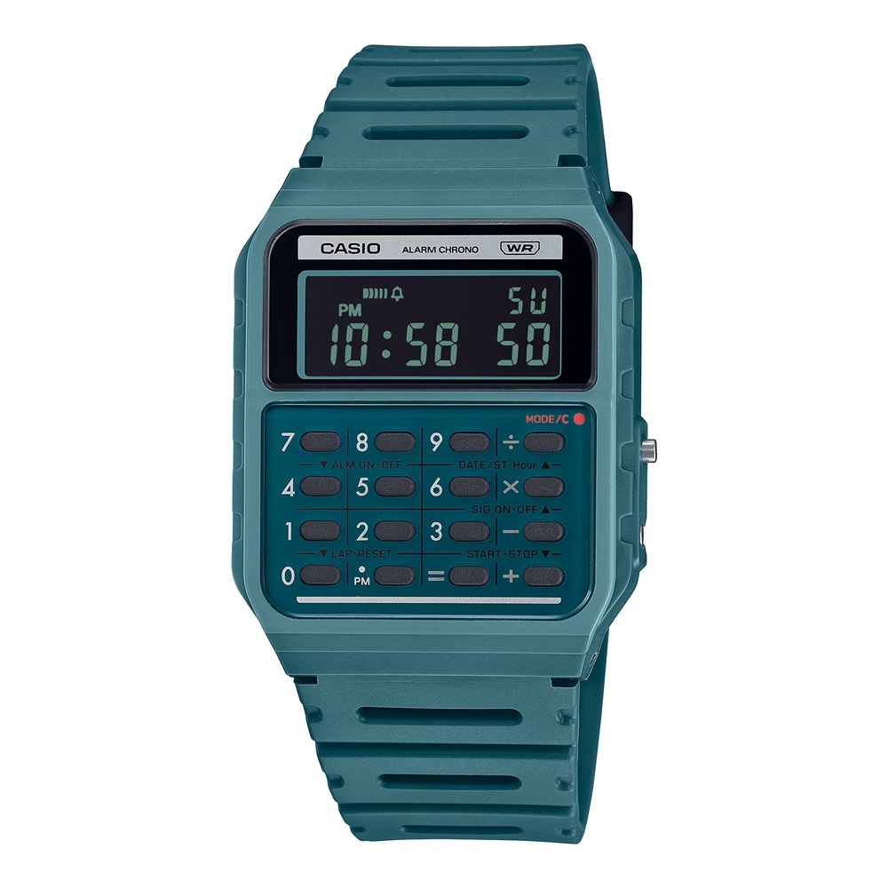 CASIO VINTAGE Mod. CALCULATOR EDGY COLLECTION - FOREST GREEN