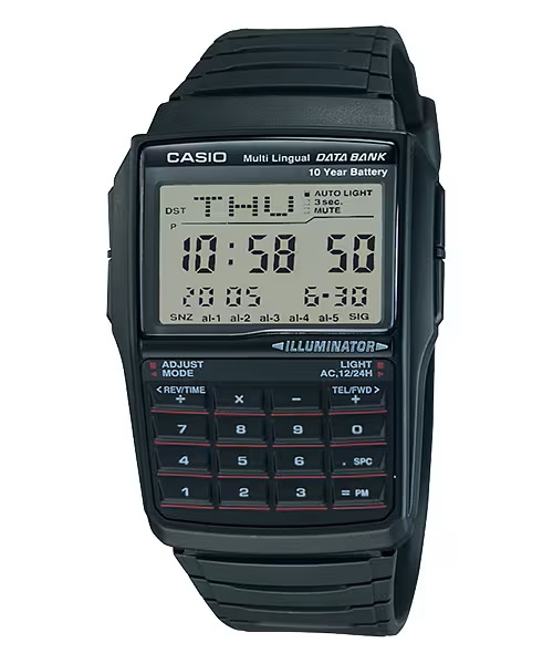 Casio CASIO VINTAGE Mod. DATABANK CALCULATOR - BLACK