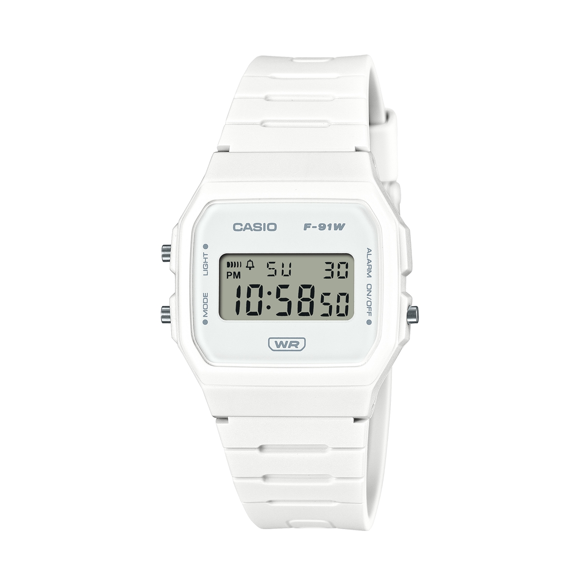 CASIO VINTAGE Mod. F-91 BIO RESIN STRAP - WHITE
