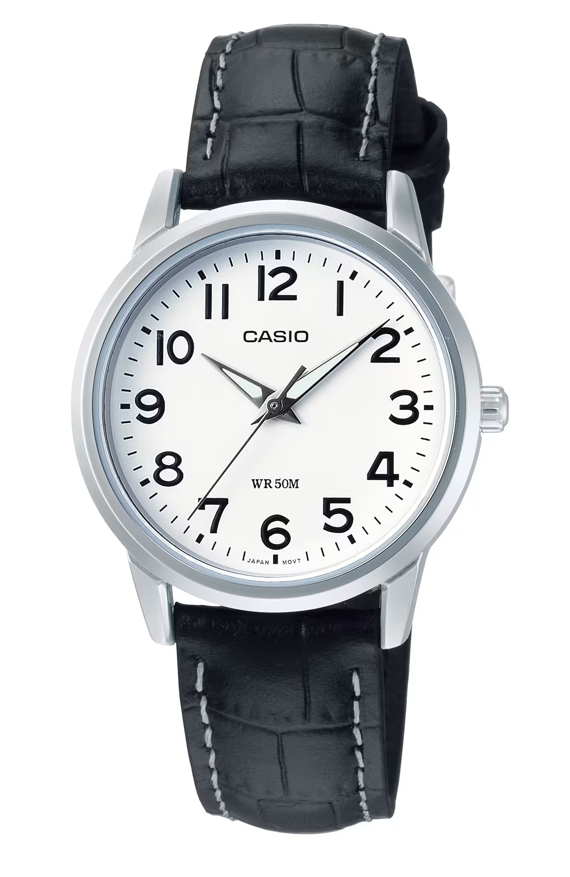 CASIO COLLECTION Mod. LADY 3H - LEATHER, WHITE
