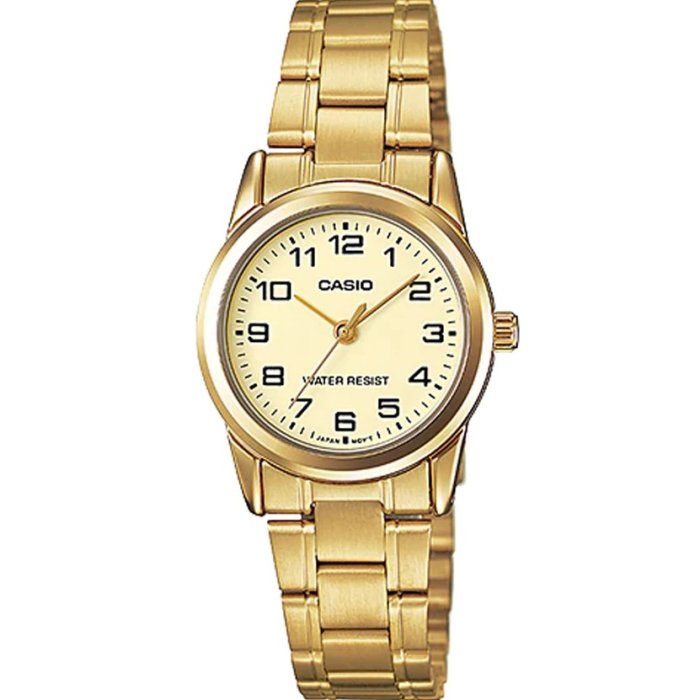 CASIO COLLECTION Mod. LADY 3H, GOLD - CHAMPAGNE