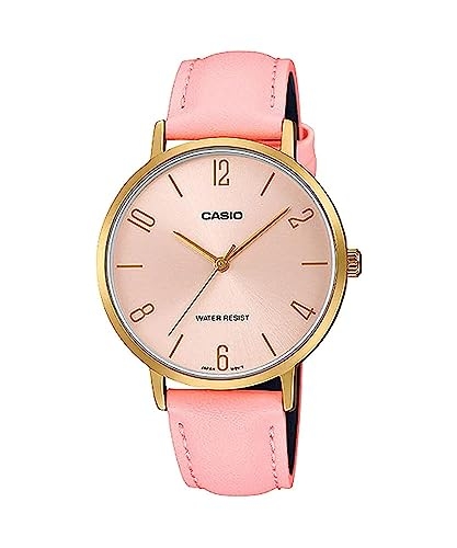 Casio CASIO COLLECTION Mod. MINIMAL GOLD, LEATHER - PINK