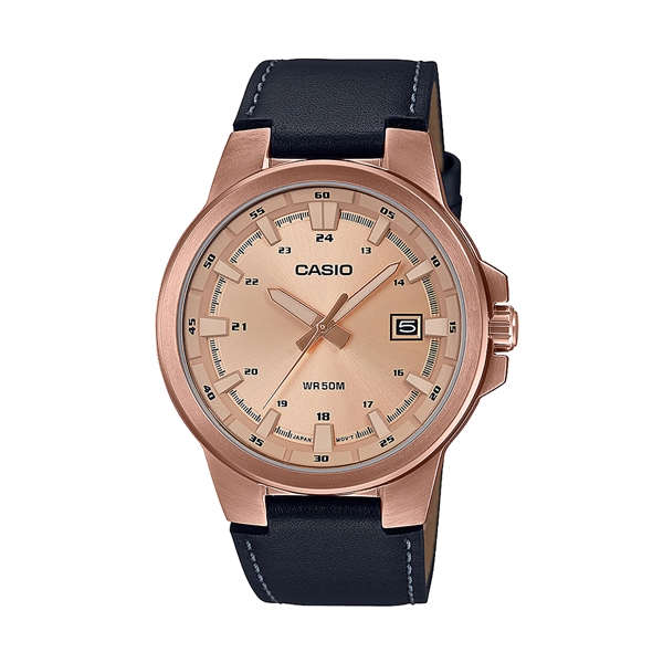 CASIO COLLECTION Mod. 3D - LEATHER, ROSE GOLD