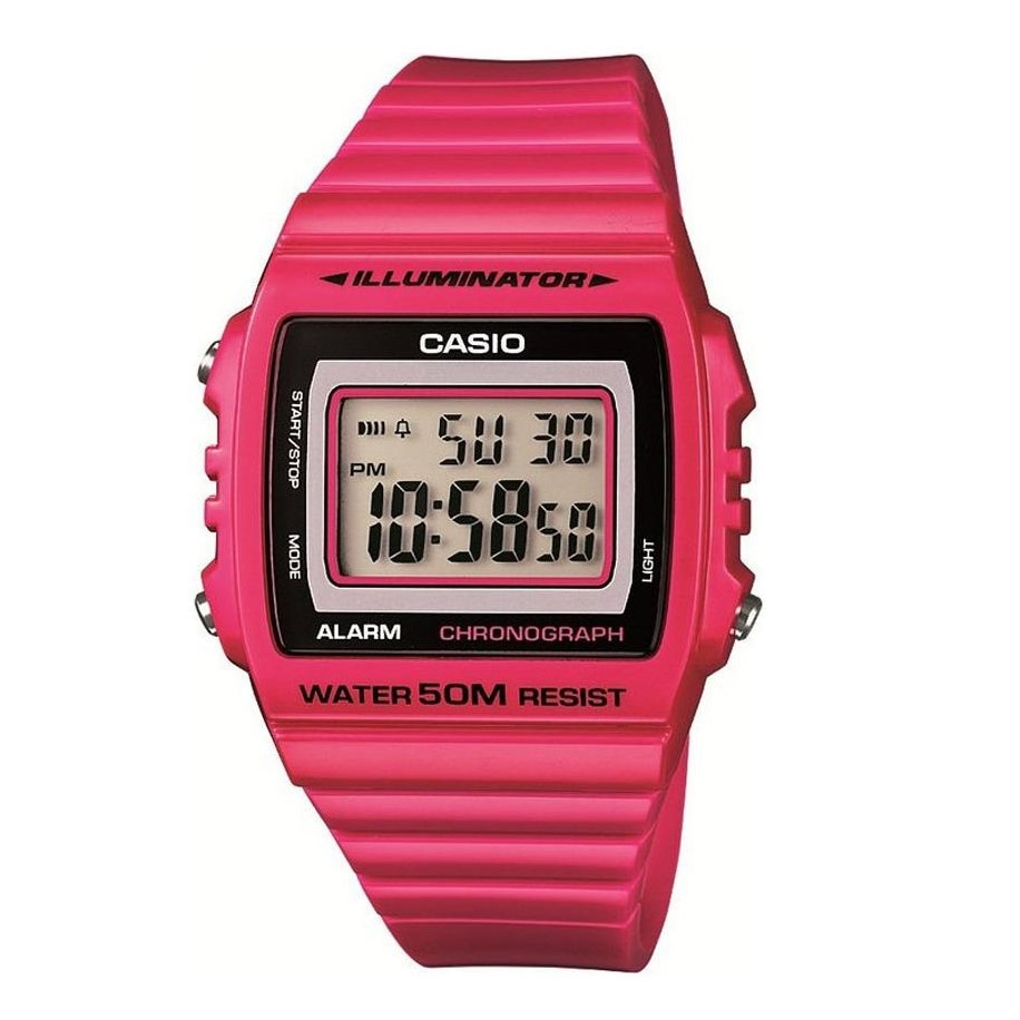 CASIO TIMELESS COLLECTION Mod. SPORT ILLUMINATOR WR 50M, ALARM, CHRONOGRAPH - PINK