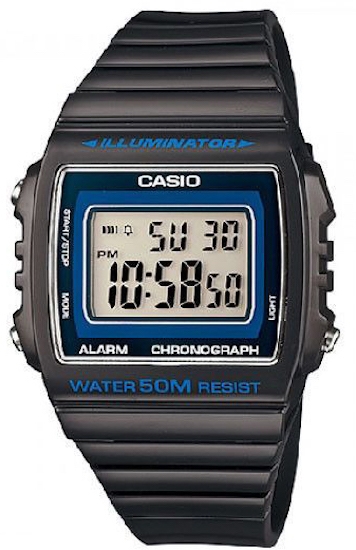 CASIO TIMELESS COLLECTION Mod. SPORT ILLUMINATOR WR 50M, ALARM, CHRONOGRAPH - GREY