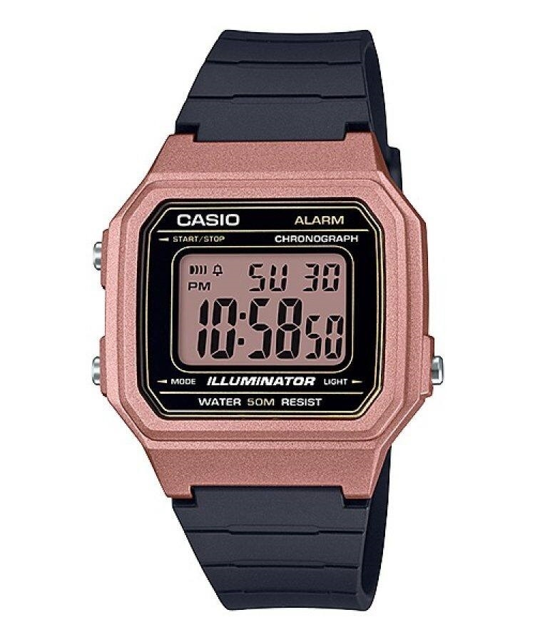 CASIO TIMELESS COLLECTION Mod. SPORT ILLUMINATOR WR 50M, ALARM, CHRONOGRAPH - BRONZE - METAL SERIE