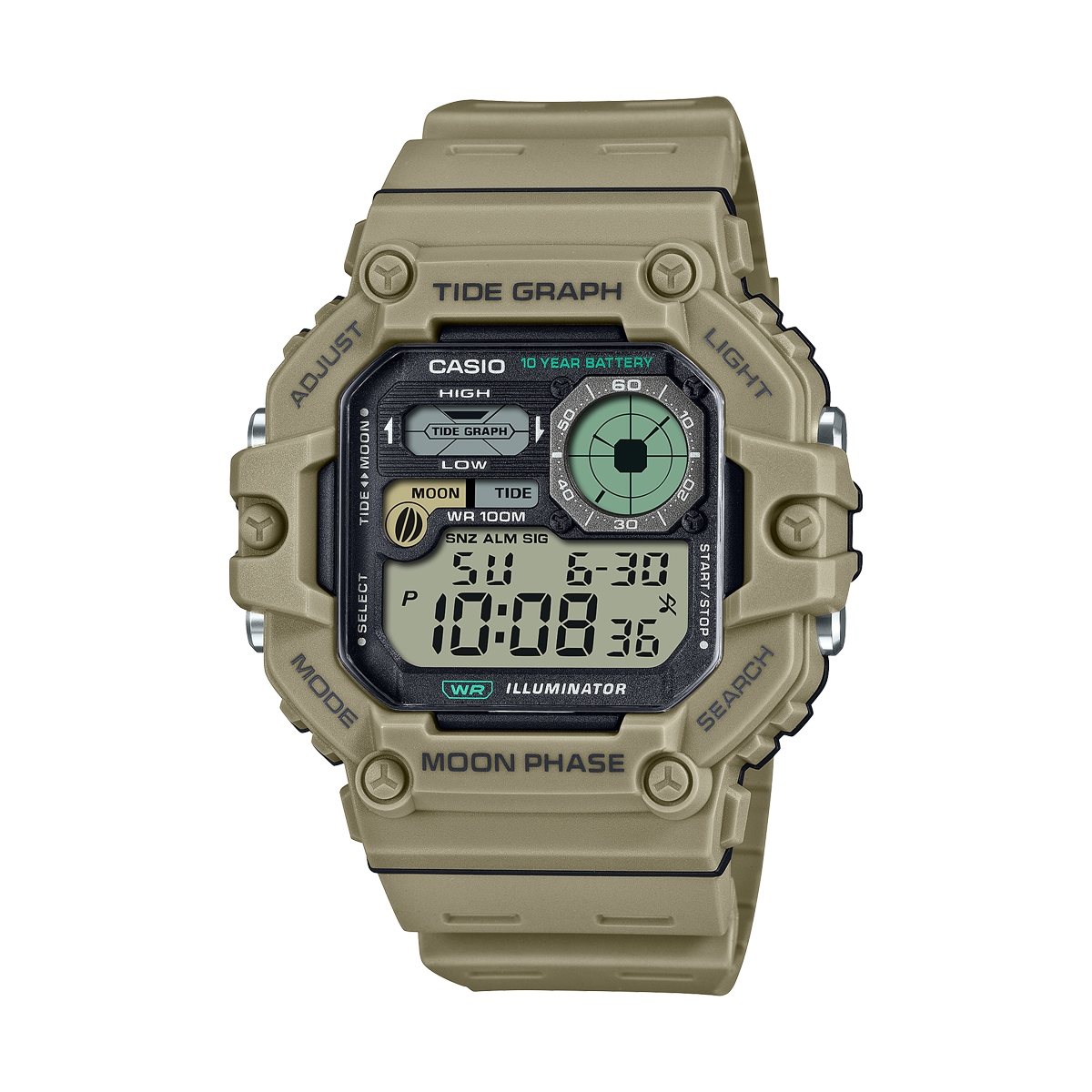 CASIO SPORT Mod. ILLUMINATOR TIDE GRAPH