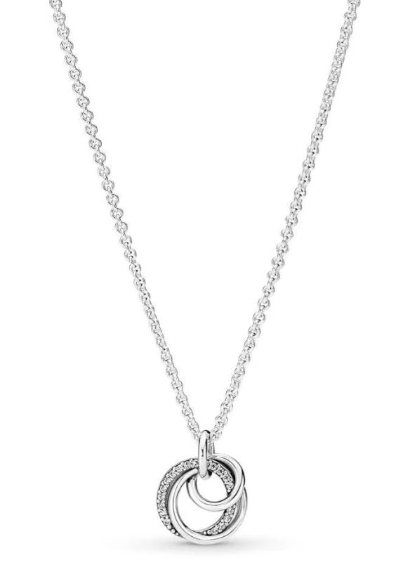 PANDORA Mod. FAMILY ALWAYS ENCIRCLED PENDANT NECKLACE