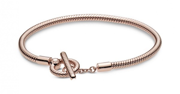 PANDORA JEWELS Mod. MOMENTS T-BAR SNAKE CHAIN - Size 17 ***SPECIAL PRICE****