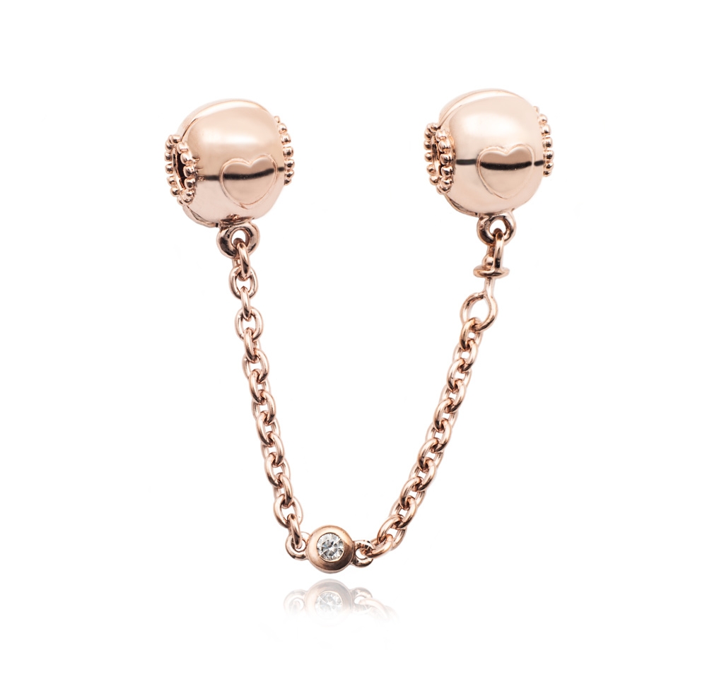 PANDORA CHARMS Mod. JEART SAFETY CHAIN