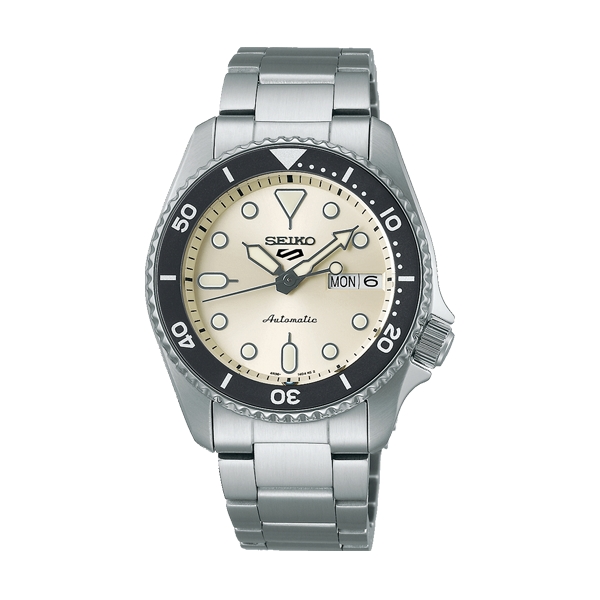 SEIKO 5 Mod. SPORTS AUTOMATIC DAY & DATE - CREAM