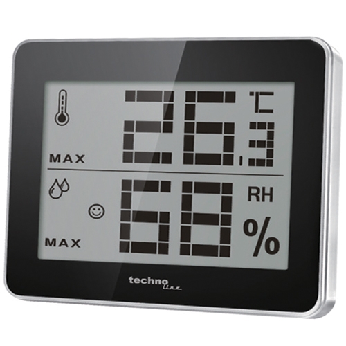 TECHNO LINE Mod. WS9450 - Termometro- igrometro digitale con memoria minima-massima - Digital thermometer- hygrometer with minimum-maximum memory