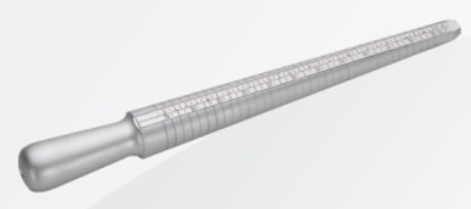 Fuso per anelli in alluminio - Aluminum ring spindle